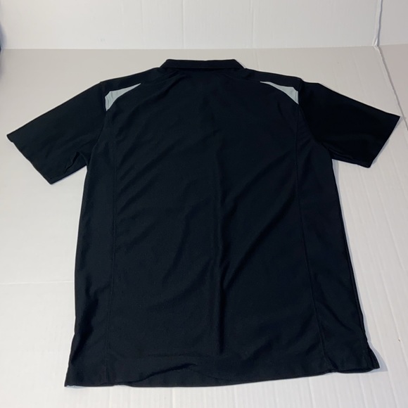 Nike Dri-Fit Men’s Med Short Sleeve Black And Silver K-State Wildcats Polo Shirt - Picture 4 of 4